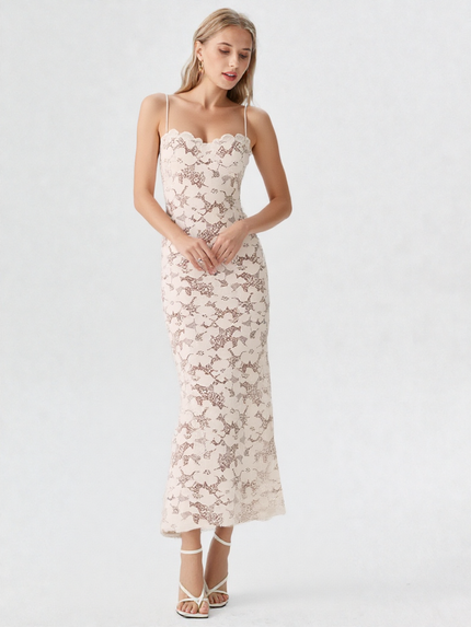 Seraphine Lace Midi Dress