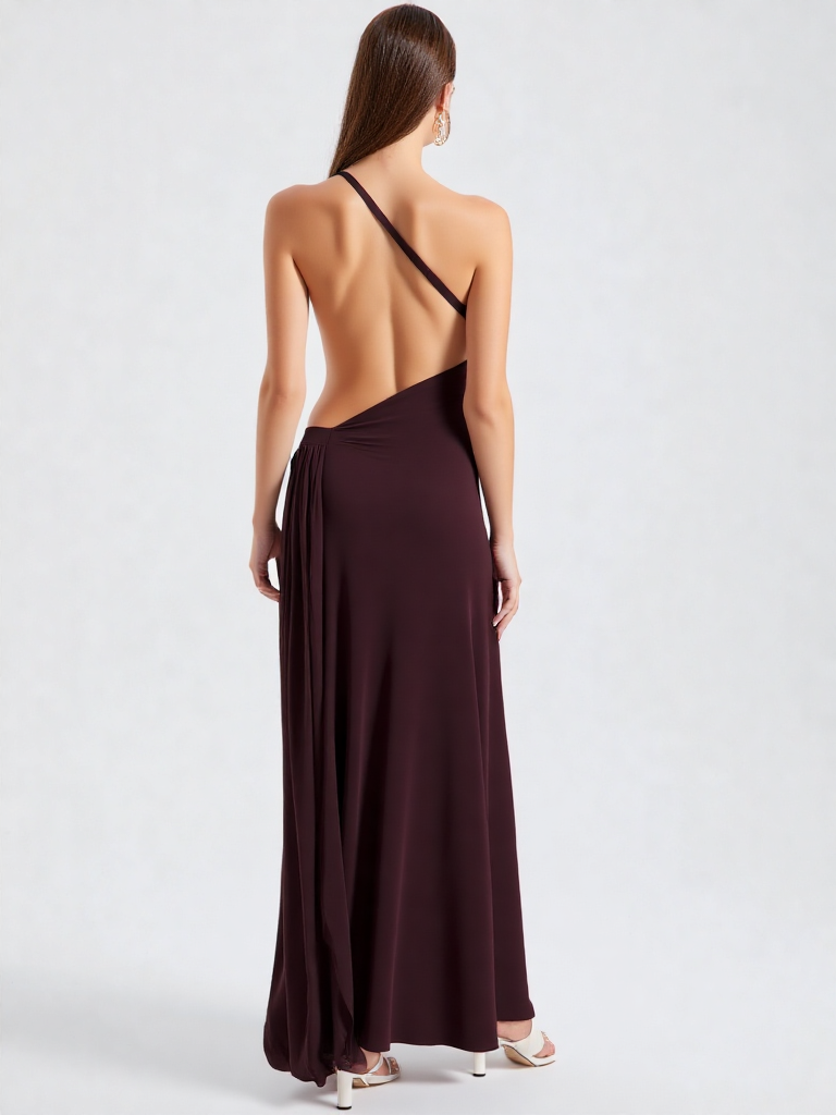 Althea One-Shoulder Maxi Dress