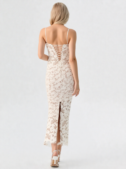 Seraphine Lace Midi Dress