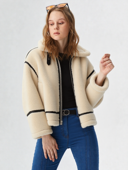 Odette Fur Zip Jacket