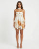 AMARA FLORAL MINI DRESS White / S Millie Blue