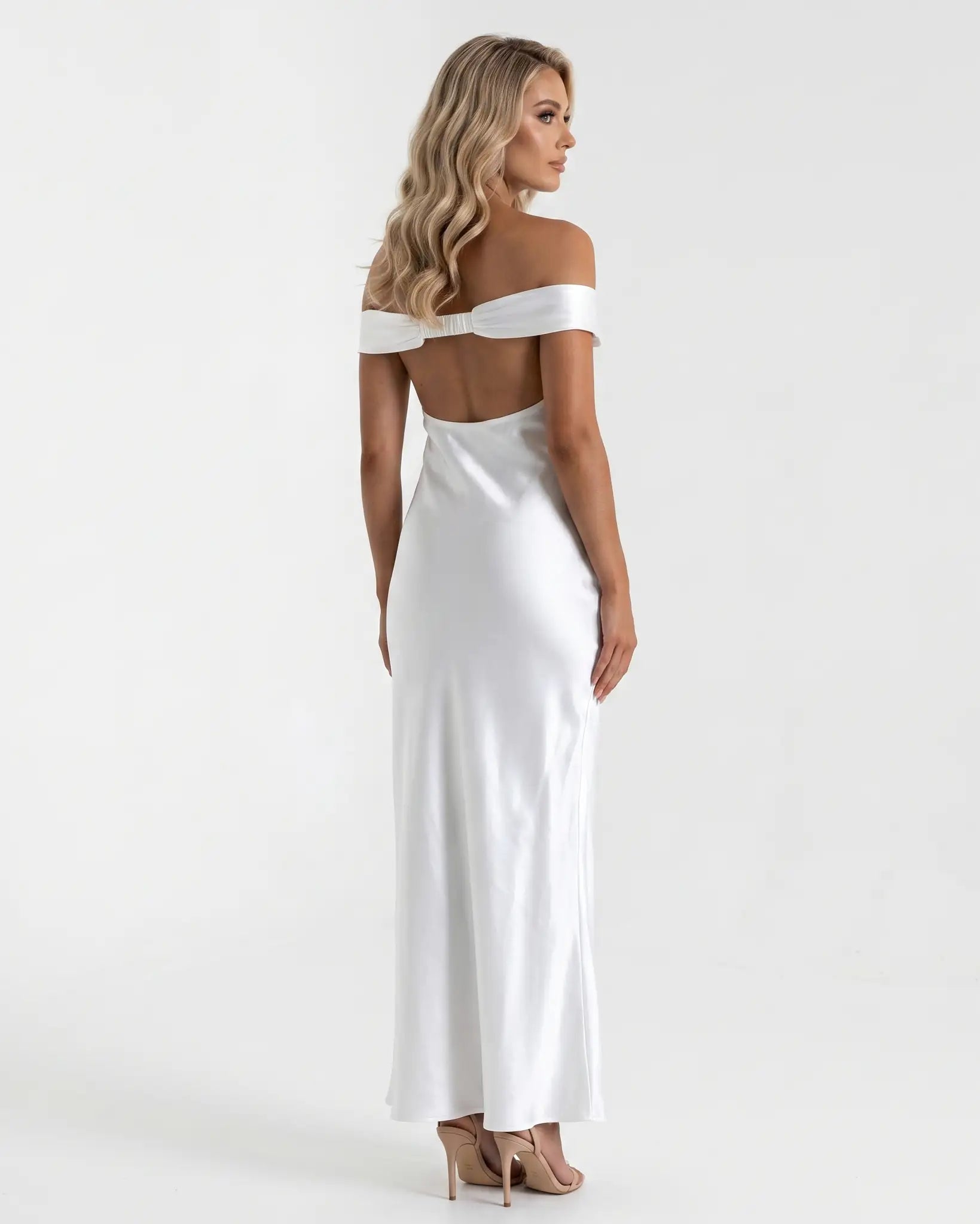 AURELIA OFF-SHOULDER GOWN  Millie Blue