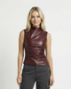 Aria Tank Top Burgundy Millie Blue