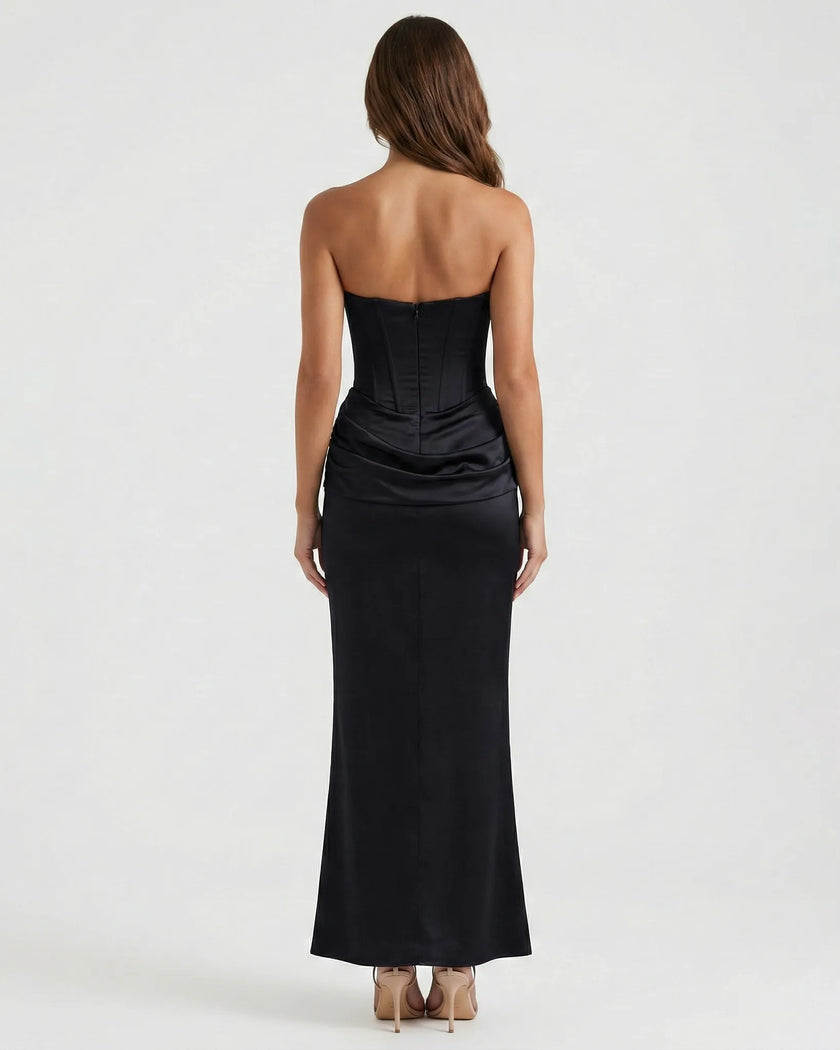 Eva Sleeveless Maxi Dress Millie Blue