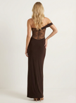 Maison Backless Floor-Length Dress