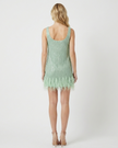 Maribel Sequin Tassle Mini Dress Millie Blue