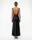 GIA SATIN SLIP DRESS Millie Blue
