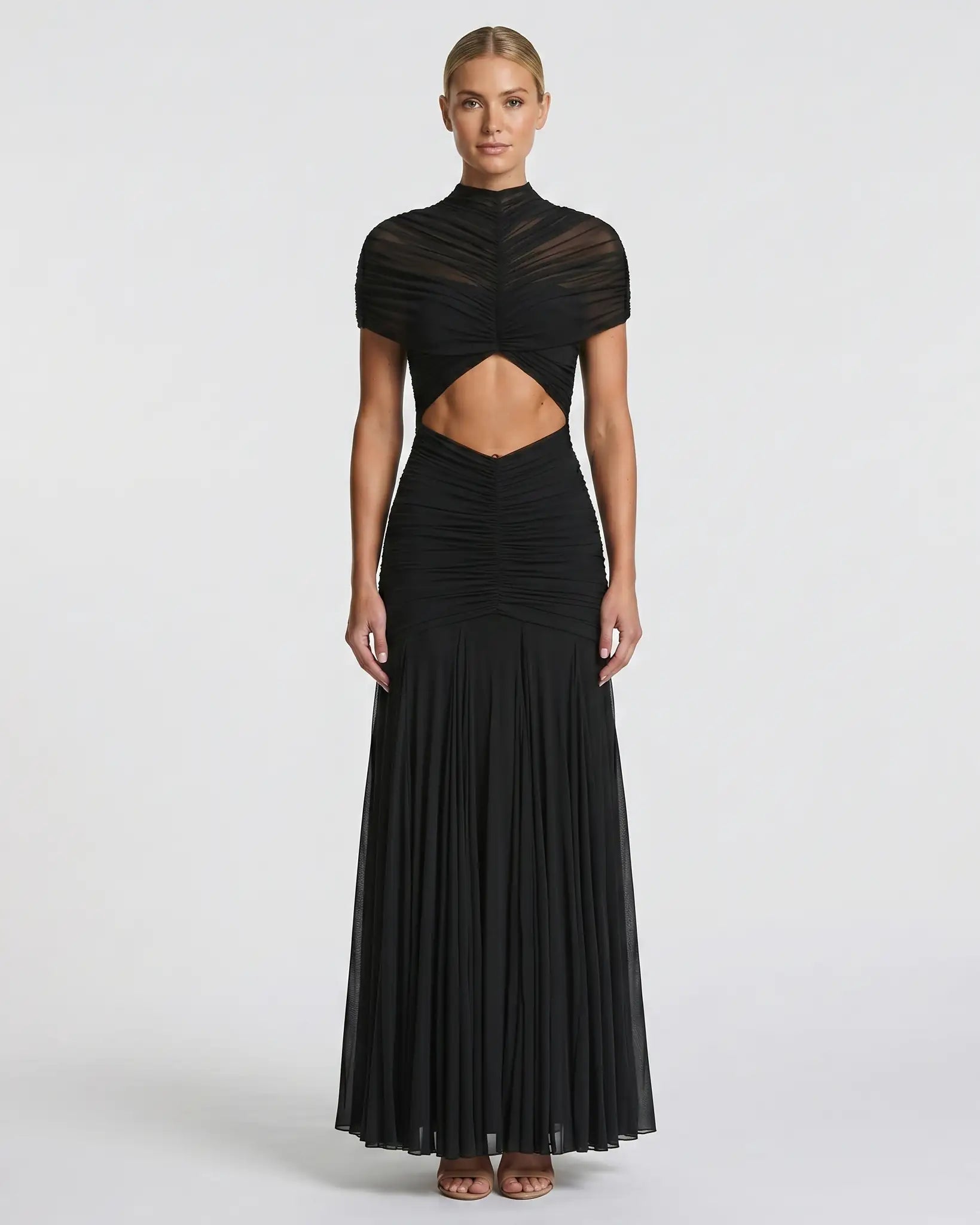 MAYA MAXI DRESS Black Millie Blue