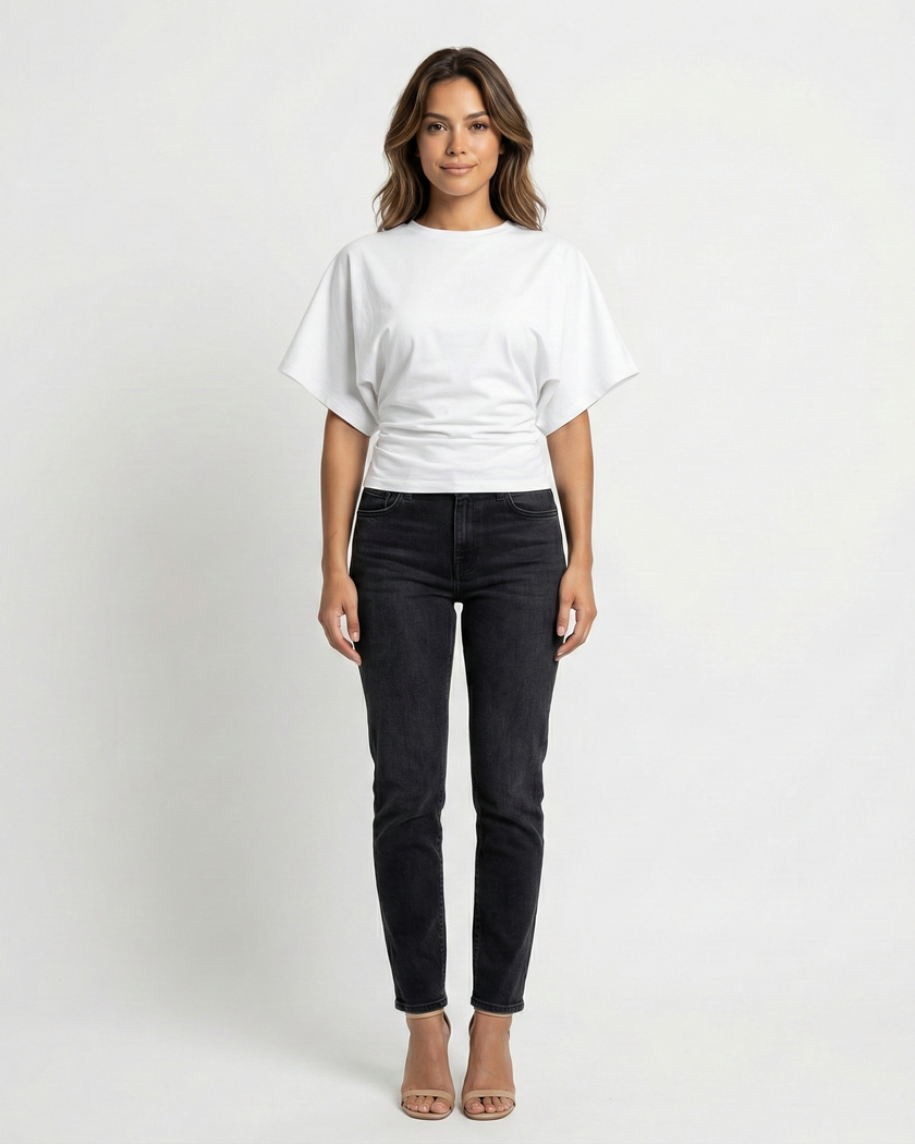 Mazi Short Sleeve Top Millie Blue