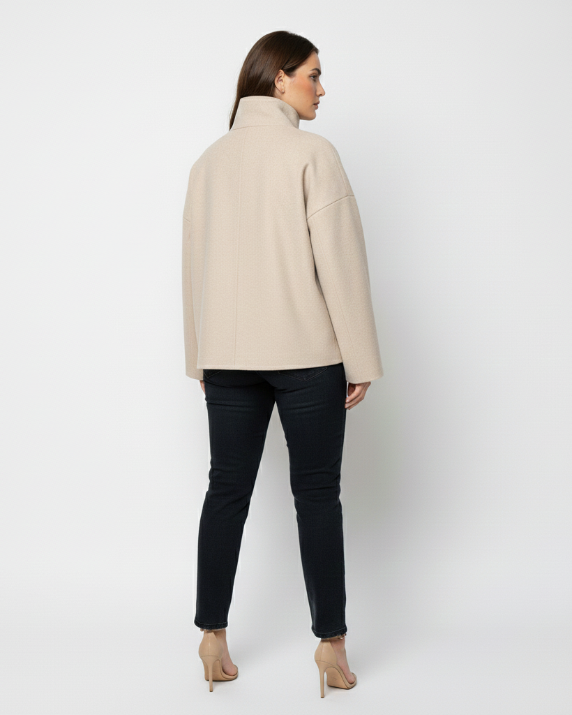 Odessa Woolen Coat Millie Blue