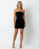 Raven Pearl Mini Dress Black Millie Blue
