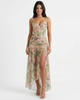 Solene Floral Maxi Dress Floral Millie Blue