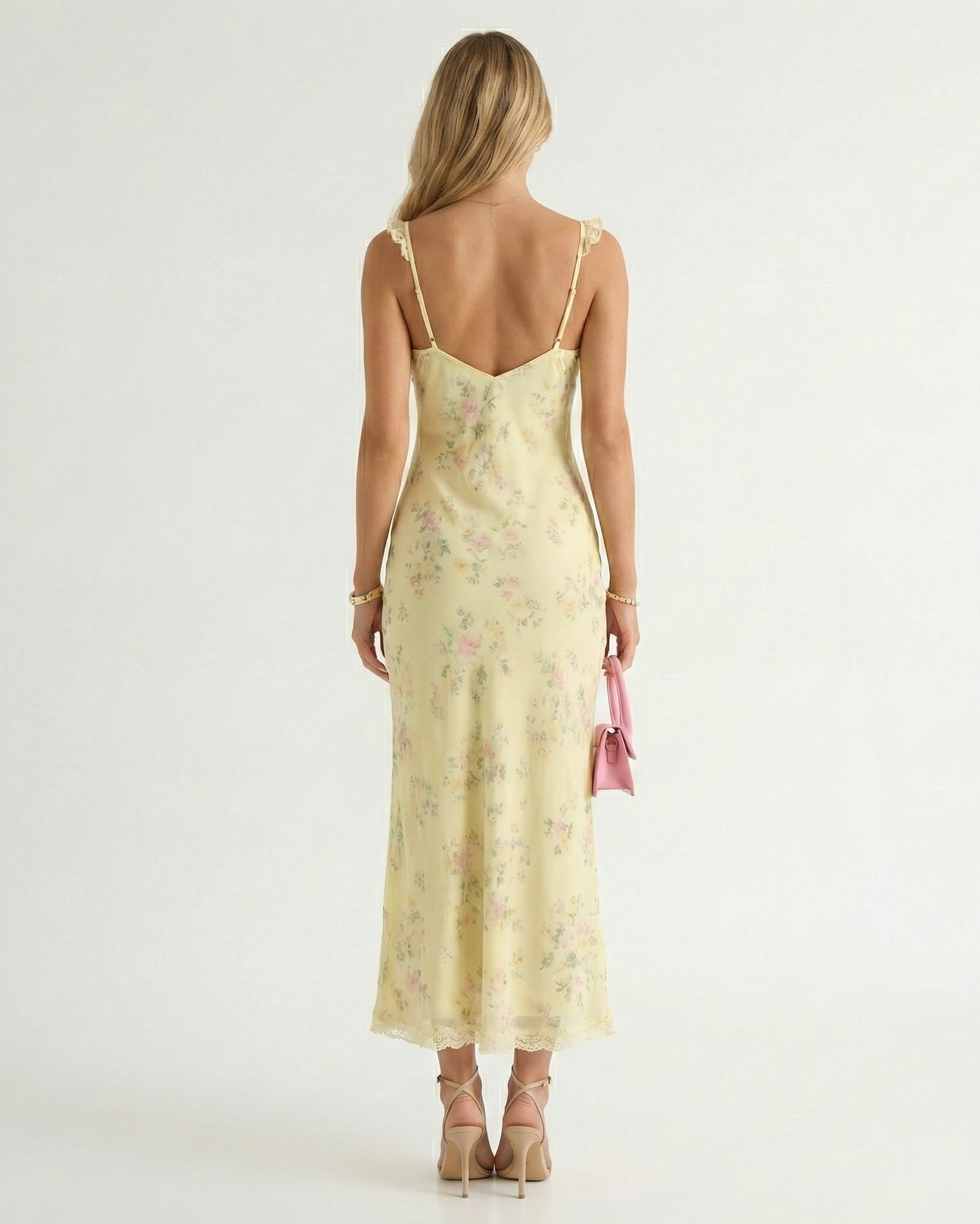 Summer Floral Dress Millie Blue