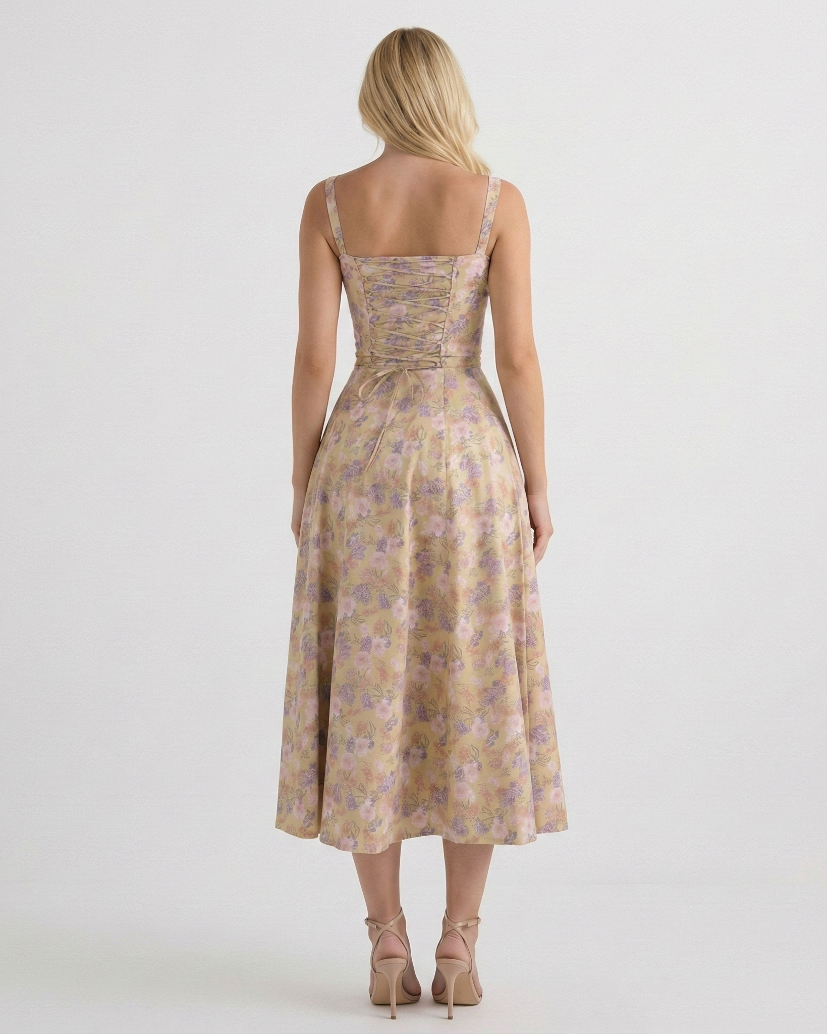 Verae Midi Summer Dress Millie Blue