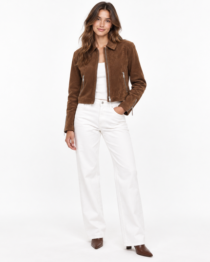 ALICIA SHORT JACKET - Millie Blue