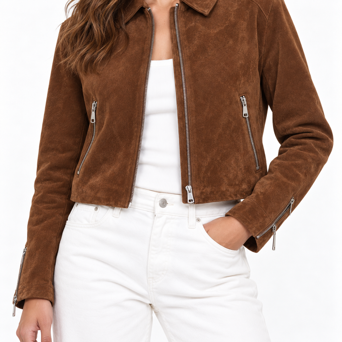 ALICIA SHORT JACKET - Millie Blue