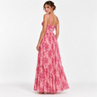 BLUSH FLORAL CORSET MAXI DRESS - Millie Blue