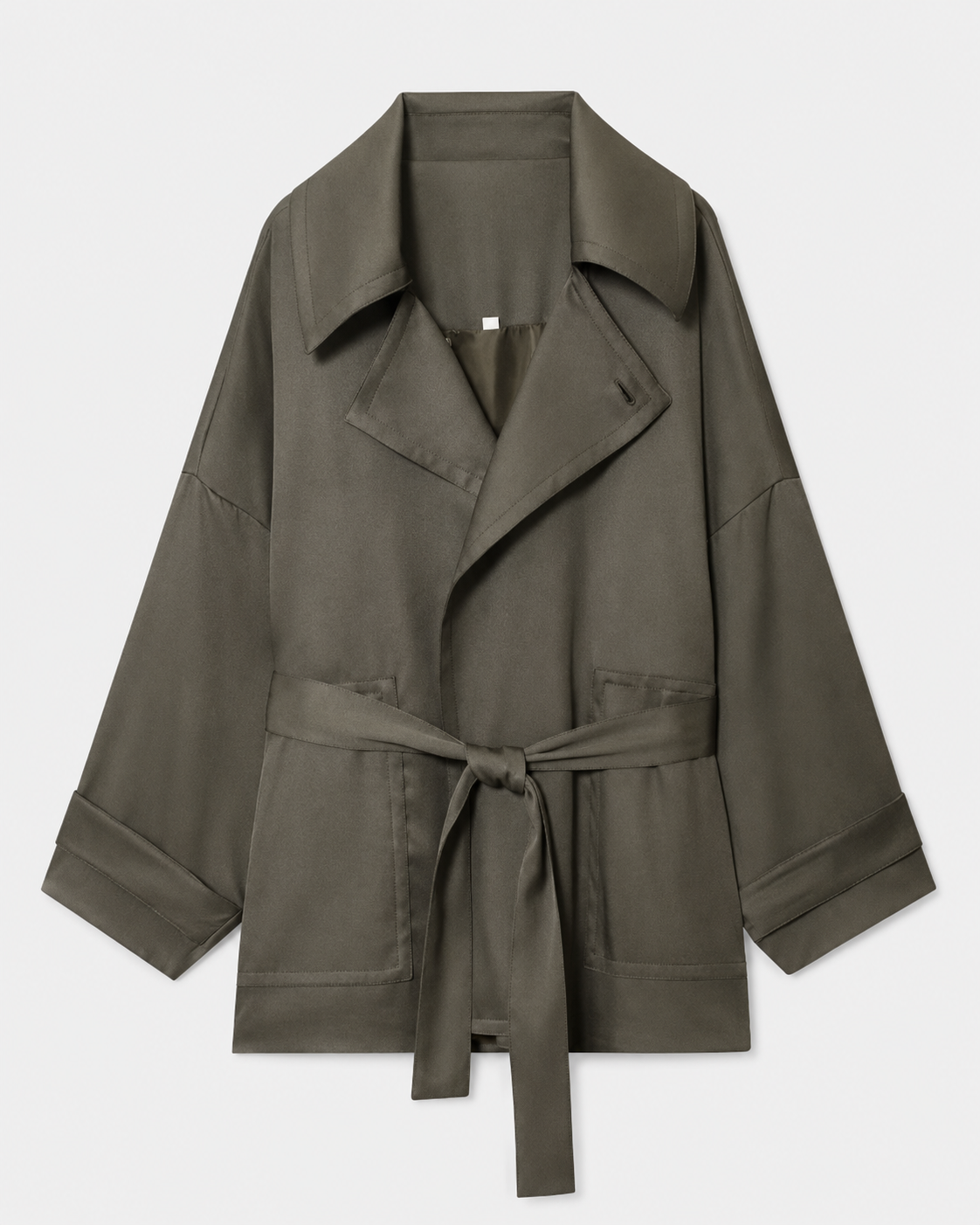 CELESTE BELTED JACKET - Millie Blue
