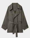 CELESTE BELTED JACKET - Millie Blue