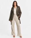 CELESTE BELTED JACKET - Millie Blue