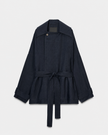 CELESTE BELTED JACKET - Millie Blue
