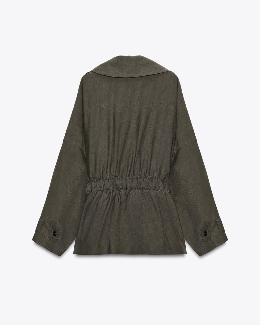 CELESTE BELTED JACKET - Millie Blue