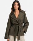 CELESTE BELTED JACKET - Millie Blue