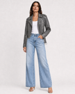 CLEO CROPPED JACKET - Millie Blue