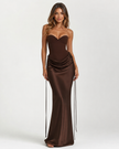 ELENA STRAPLESS MAXI DRESS - Millie Blue