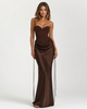ELENA STRAPLESS MAXI DRESS - Millie Blue