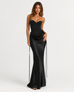 ELENA STRAPLESS MAXI DRESS - Millie Blue