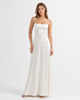 ELYSIA LACE - UP CORSET MAXI DRESS - Millie Blue