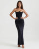EVA SLEEVELESS MAXI DRESS Black Millie Blue
