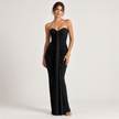 FLEUR SWEETHEART RUCHED MAXI DRESS - Millie Blue