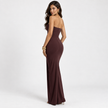 FLEUR SWEETHEART RUCHED MAXI DRESS - Millie Blue