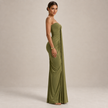 FLEUR SWEETHEART RUCHED MAXI DRESS - Millie Blue