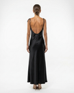 GIA SATIN SLIP DRESS - Millie Blue