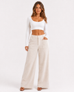 HARPER CORDUROY PANTS Beige Millie Blue