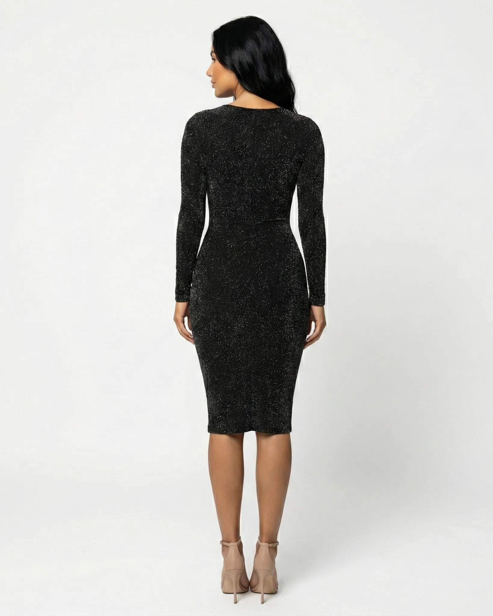 HARPER MIDNIGHT MIDI DRESS Millie Blue