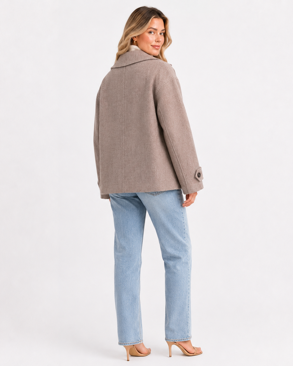 HARPER SHORT COAT - Millie Blue