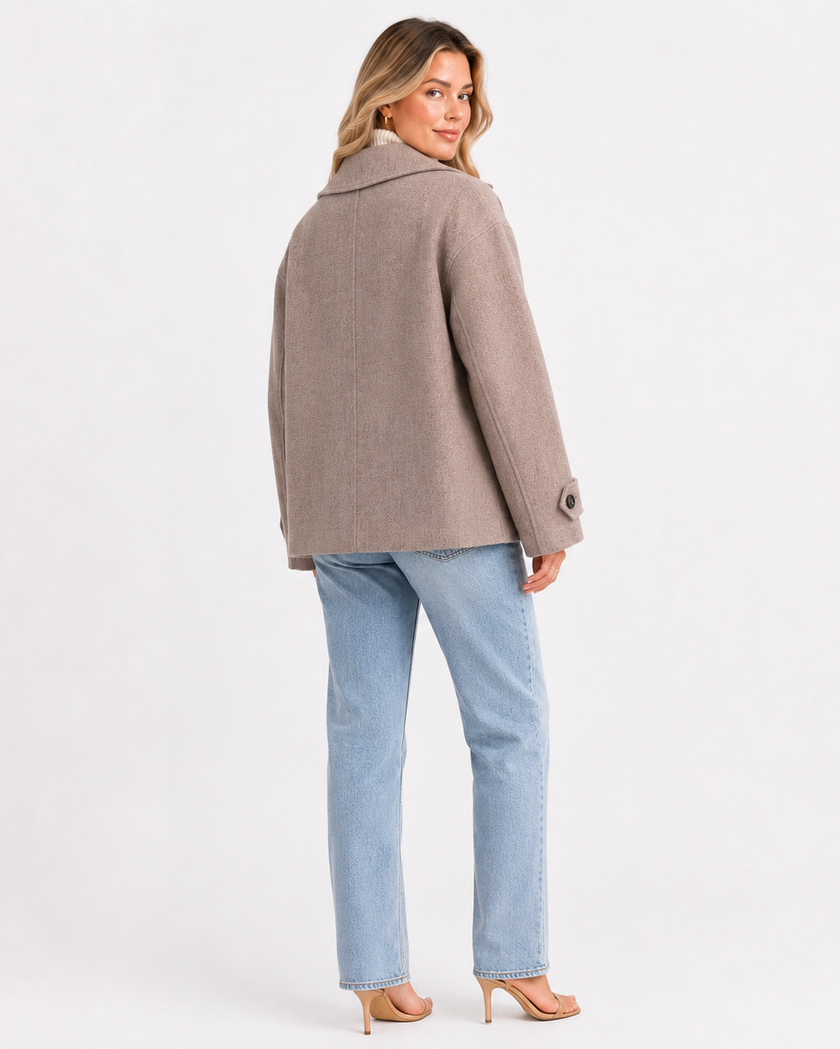 HARPER SHORT COAT - Millie Blue