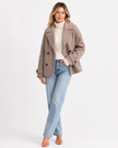 HARPER SHORT COAT - Millie Blue