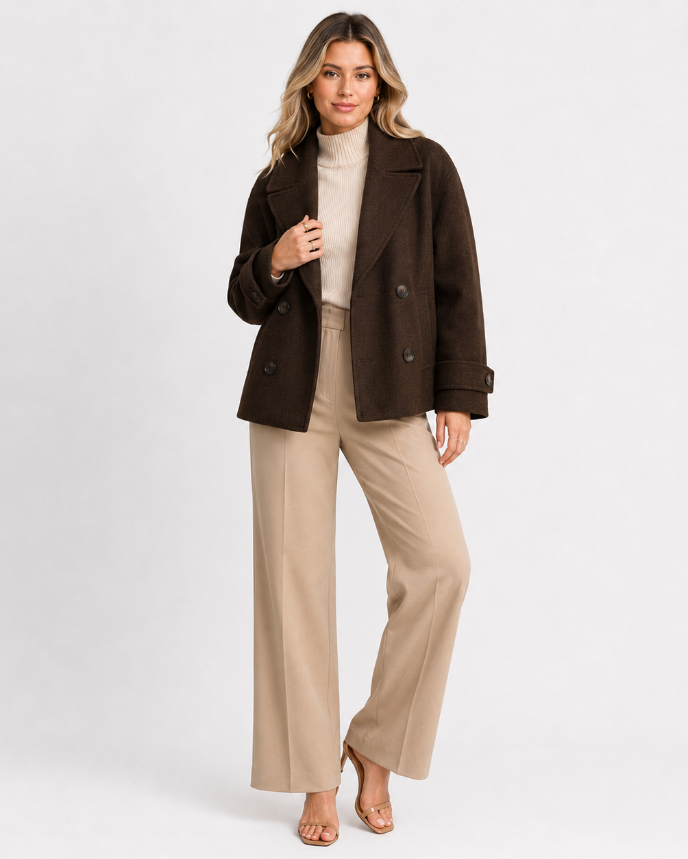 HARPER SHORT COAT - Millie Blue