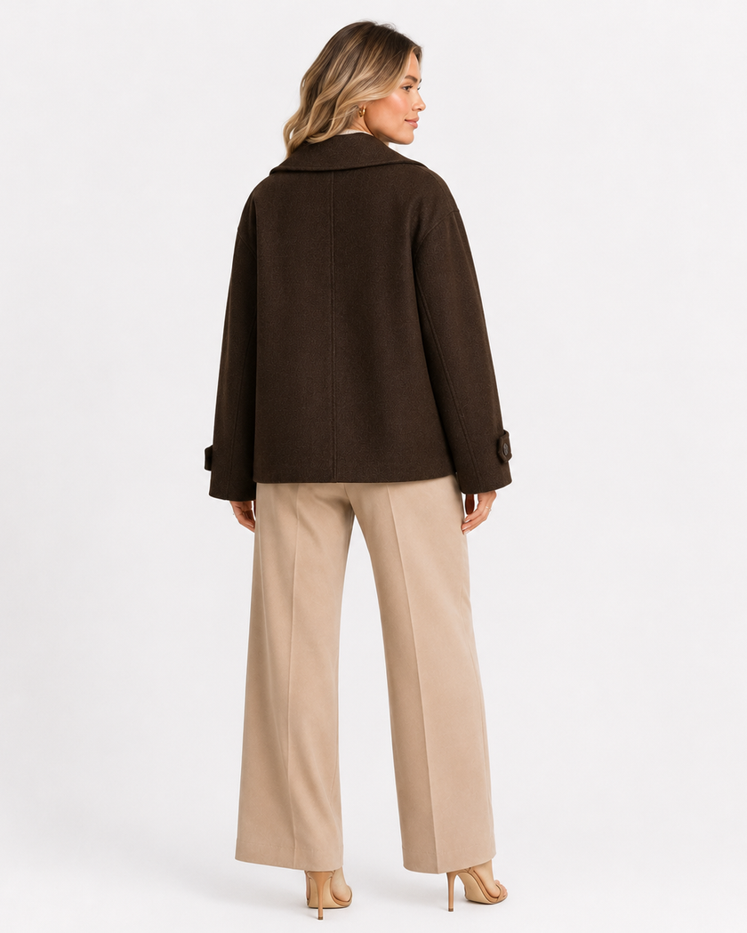 HARPER SHORT COAT - Millie Blue