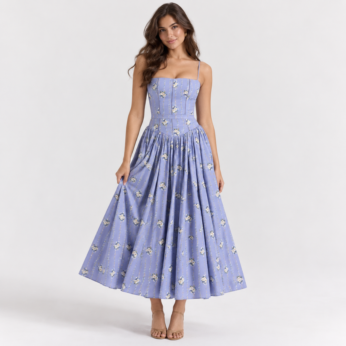 IRELIA MAXI SUNDRESS - Millie Blue