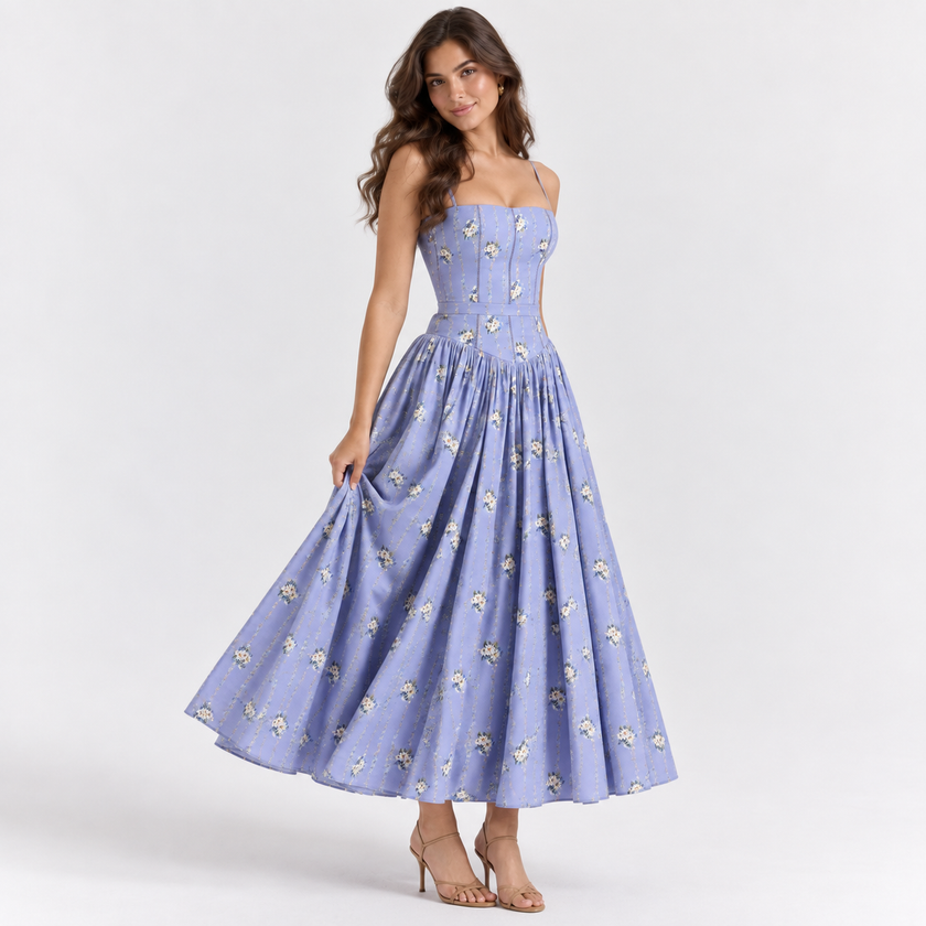 IRELIA MAXI SUNDRESS - Millie Blue