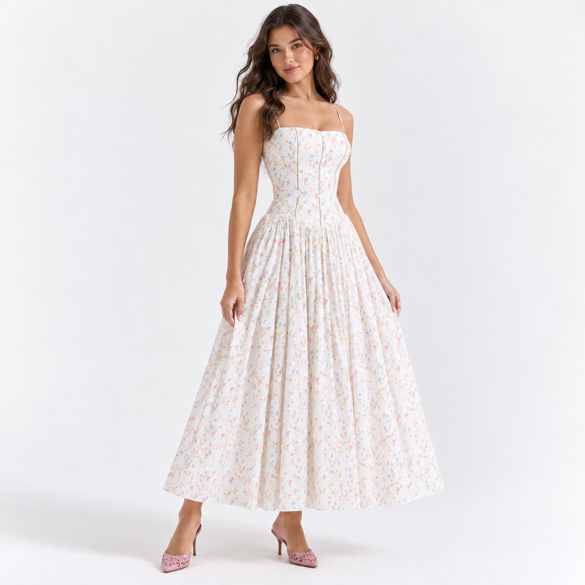 IRELIA MAXI SUNDRESS - Millie Blue