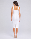 ISABELLA SCALLOPED MIDI DRESS - Millie Blue