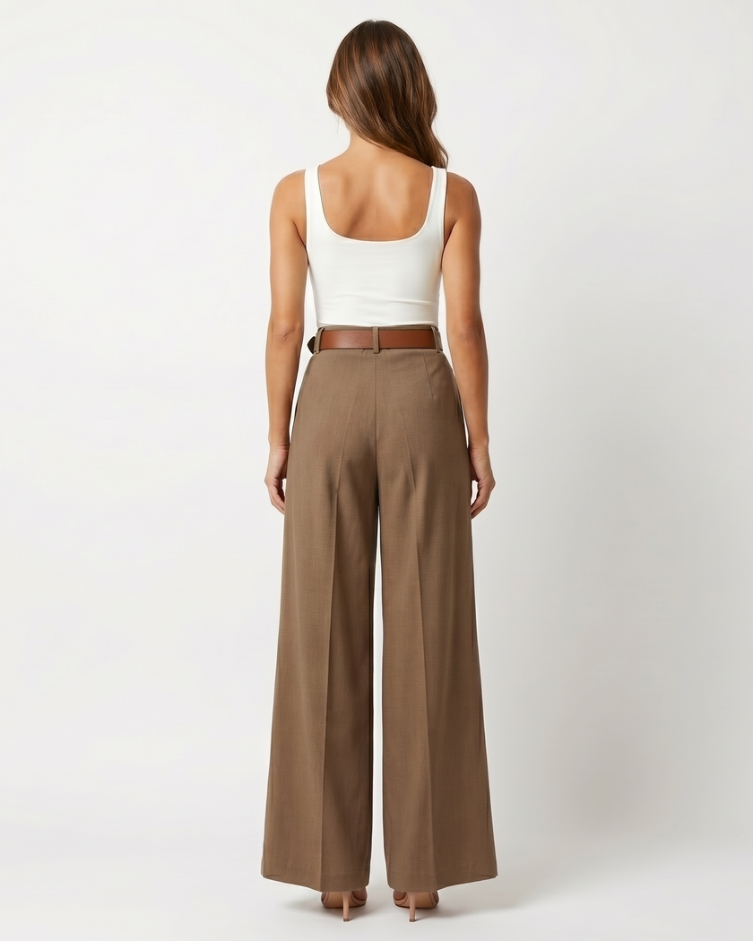 ISLA WIDE LEG PANTS Millie Blue