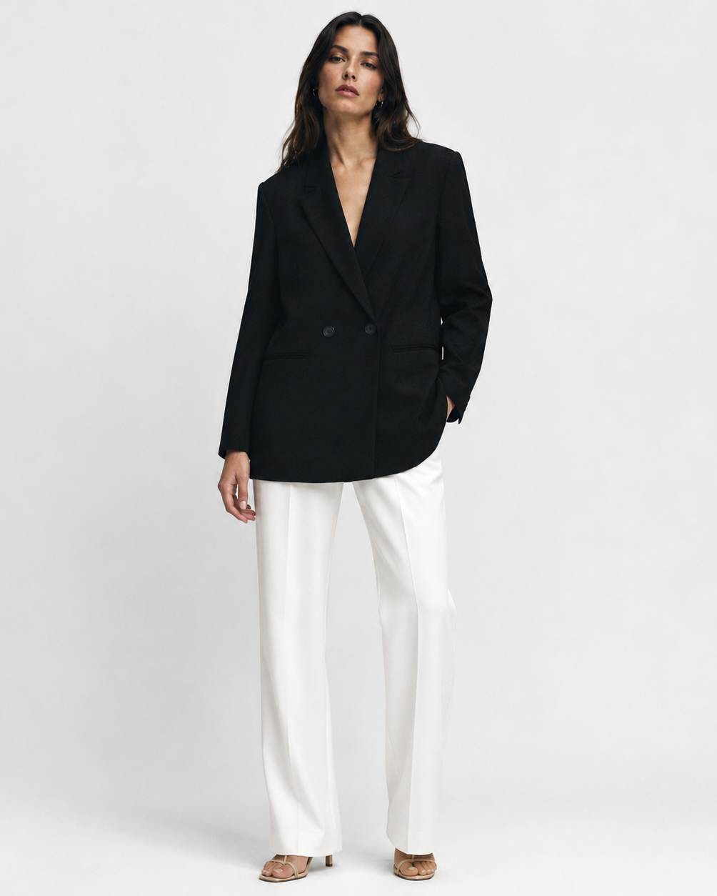 KYLIE STRUCTURED BLAZER - Millie Blue